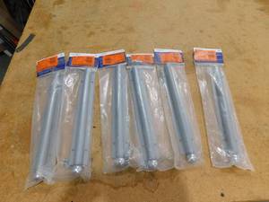 lot 31 image: (6) Closet Evolution 14 in. W Sliding Silver Valet Rod