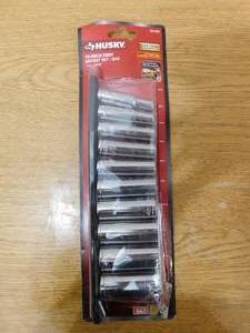 lot 98 image: Husky 38 in. Drive Deep SAE Socket Set (10-Piece)