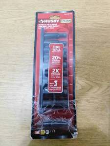 lot 99 image: Husky 38 in. Drive Thin Wall Deep Impact Socket Set SAE (10-Piece)