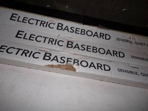 3 Electric Baseboard Heaters  96 Long