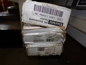 3 Electric Baseboard Heaters  96 Long