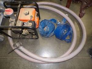 Generac CW20 Clean Water Pump with Suction and 2 Discharge Hoses