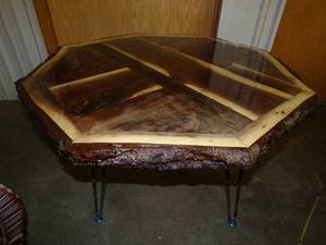 Black Walnut End Table  Coffee Table