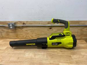 lot 12 image: RYOBI RY40407VNM 40V Lithium-Ion Cordless Jet Fan Blower (Tool Only)