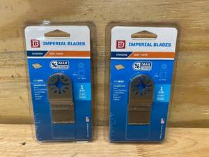 lot 15 image: IMPERIAL BLADES Lot of 2- MM640 1-14-Inch Flush Cut Carbide Universal Oscillating Blade Fits Fein, Rockwell, Bosch, Milwaukee and Makita, 1-Pack