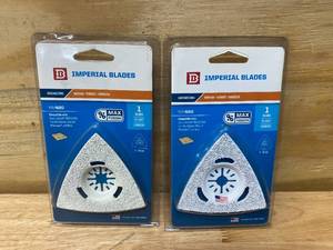 lot 16 image: IMPERIAL BLADES Lot of 2- IMPERIAL BLADES MM620 Flush Cut Carbide Universal Oscillating Triangle Rasp