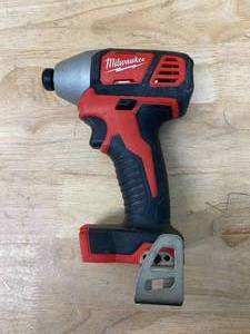 lot 32 image: MILWAUKEE M18 18-Volt Lithium-Ion Cordless 14 in. Hex Impact Driver (Tool-Only)