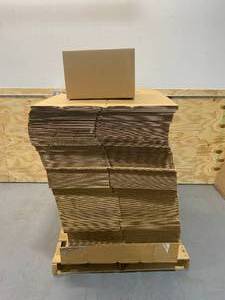 lot 48 image: Pallet of 300 Shipping Boxes- 16 W x 15.5 D x 10.5 H