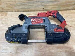 lot 57 image: MILWAUKEE M18 FUEL 18-Volt Lithium-Ion Brushless Cordless Deep Cut Band Saw (Tool-Only)