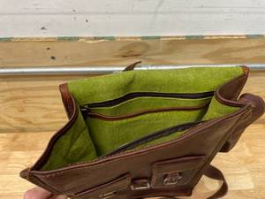 lot 96 image: Leather Messanger Bag