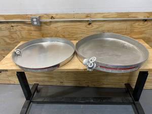 lot 73 image: OATEY Lot of 5- Aluminum Water Heater Pans