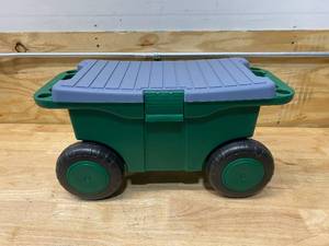 lot 125 image: SMART HOME Garden Cart with Storage Seat