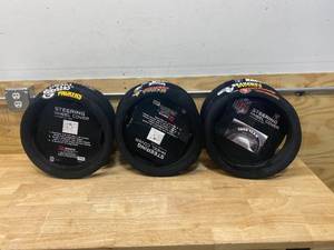 lot 146 image: NFL Lot of 15- Steering Wheel Covers (various teams)