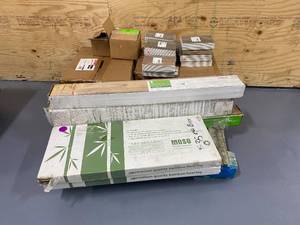 lot 158 image: Pallet of Various Flooring and Related