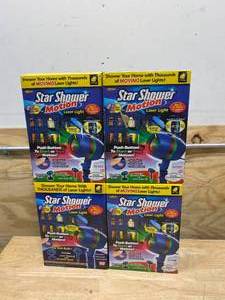 lot 165 image: STAR SHOWER Lot of 4- Laser Lights