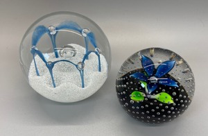 lot 157 image: Caithness Paperweights- Made in Scotland - Maydance & Petals