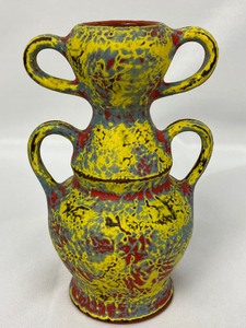 lot 56 image: Intriguing Trio of Signed Pottery Pieces