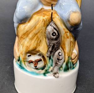 lot 32 image: Beloras Handcrafted Genuine Porcelain Hillbilly Decanter 1954