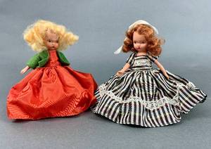 lot 141 image: Two Vintage Nancy Ann StoryBook Dolls in Original Boxes with Original Pamphlets