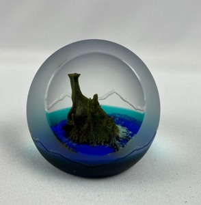 lot 36 image: Vintage Hand Blown Paperweights- Signed
