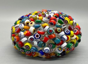 lot 162 image: Vintage Murano Millefiori and Murrina Darte Paperweights