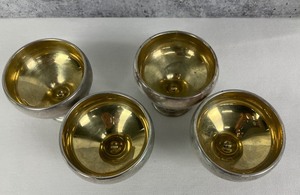 lot 201 image: Four Vintage Sterling Silver Sherbet Dishes