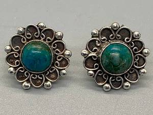 lot 230 image: Vintage Signed TAXCO Sterling Silver Earrings and more Jewelry