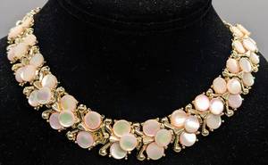 lot 273 image: Vintage 1950s Choker, 2 Bracelets, SterlingMarcasite Gondolier Pin