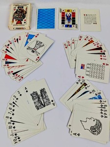 lot 274 image: Vintage Playing Decks General Dynamics Space Cards  Northwest Air  Paulson