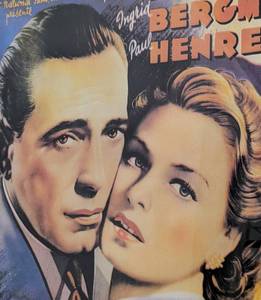 lot 353 image: Casablanca Poster 27 x 38 - Humphrey Bogart and Ingrid Bergman