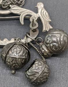 lot 349 image: Penca de Balangandan #1 - Vintage Afro-Brazilian Symbolic Slave Amulet  Necklace
