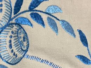 lot 336 image: Vintage Circular Embroidered Table Topper