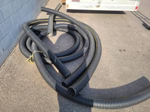 lot 566 image: Lot of Assorted Lengths of 4 Plastic Drain Tile
