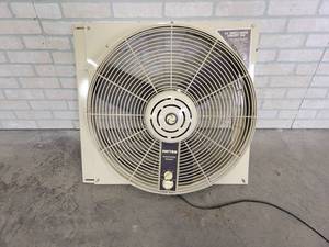 lot 594 image: Patton 24 3-Speed Whole House Fan - Tested and Works Well - Fits windows 24 to 36 Wide