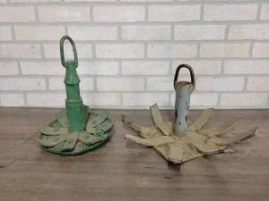 lot 628 image: Pair of Homemade Boat Anchors