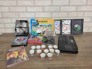 lot 633 image: Lot of PlayStation 1 Games, Computer Games, DVDs, Family Guy Collectables