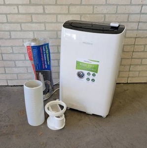 lot 550 image: SoleusAir 8000 BTU Portable Air Conditioner w Duct - Used Very Little