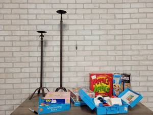 lot 816 image: Pair of Candle Holders, Games and More