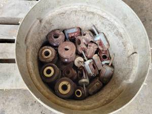 lot 834 image: Large Lot of Assorted Electrical Insulators