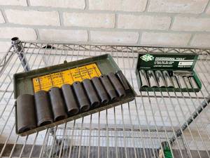 lot 838 image: SK Socket Set and 12 Deepwell Impact Socket Set
