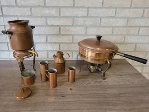 lot 859 image: Vintage Coffee Urn and More
