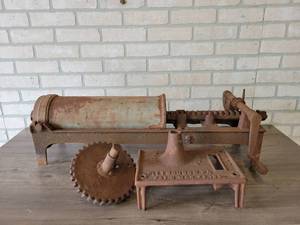 lot 872 image: Antique John Wagner No. 2 Sausage Press - Overall 32 Long - Patent 1859