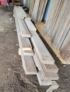 lot 569 image: Antique Tongue & Groove Boards from Silo - Douglas Fir - 5 Wide x 1.5 Thick - About 150 Linear Feet