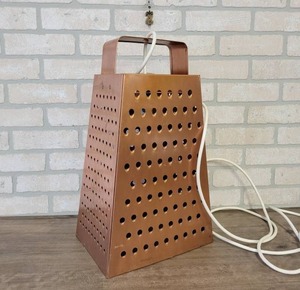 lot 505A image: Curtis Jere Mid Century Modern Cheese Grater Hanging Light