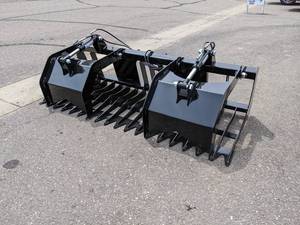 lot 504 image: NEW - Skidloader Hydraulic Rock Grapple Bucket - 79