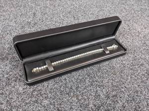 lot 725 image: Sterling Silver 7 Tennis Bracelet