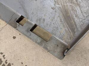 lot 534 image: NEW - Skidloader Quick Attach Plate - Unpainted - 14 Steel
