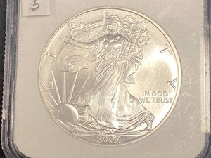 2007 Silver Eagle GEM UNC Coin In N...