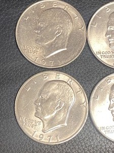 (6) Uncirculated Ike Dollars...