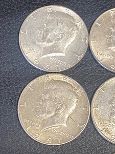 (10) 40%-Silver Kennedy Half Dollar...